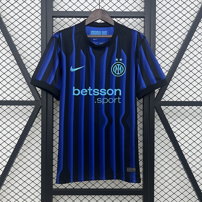 25/26 Inter Milan Home Navy Blue Jersey Version Short Sleeve-9930469