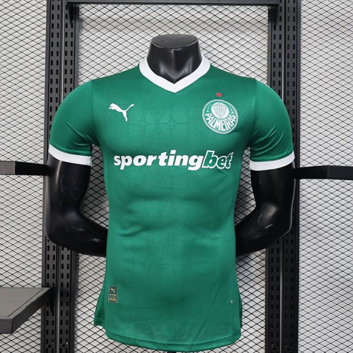 25/26 Palmeiras Home Green Jersey Version Short Sleeve (Player Version)-117190