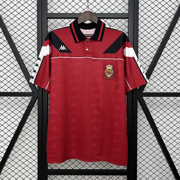 Retro 94/95 Mallorca Home Red Jersey Version Short Sleeve-3662968