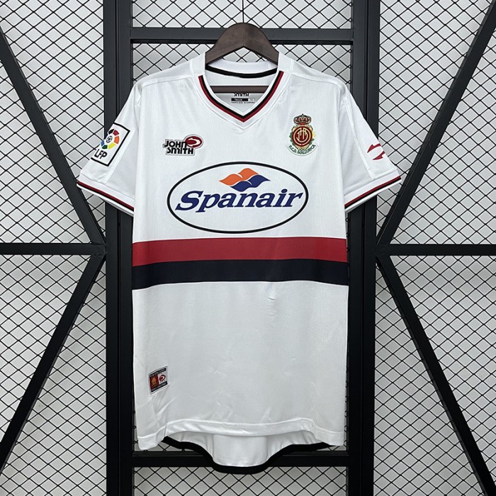 Retro 01/02 Mallorca Away White Jersey Version Short Sleeve-4842547