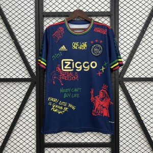 25/26 Ajax Special Edition Navy Blue Jersey Version Short Sleeve-7586210