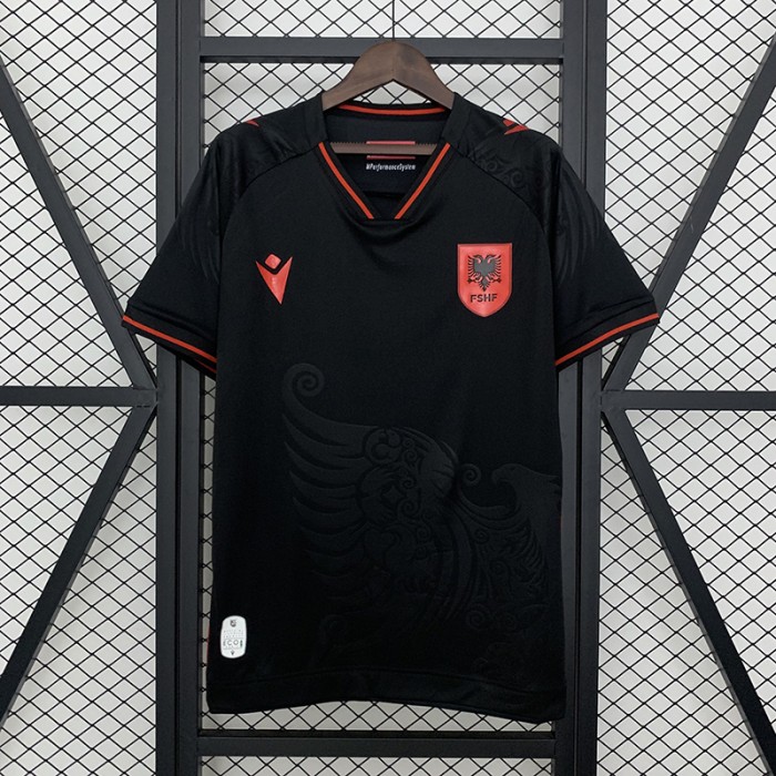 2025 Albania Third Away Black Jersey Version Short Sleeve-3562613