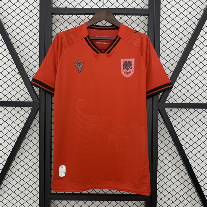 2025 Albania Home Red Jersey Version Short Sleeve-1531964