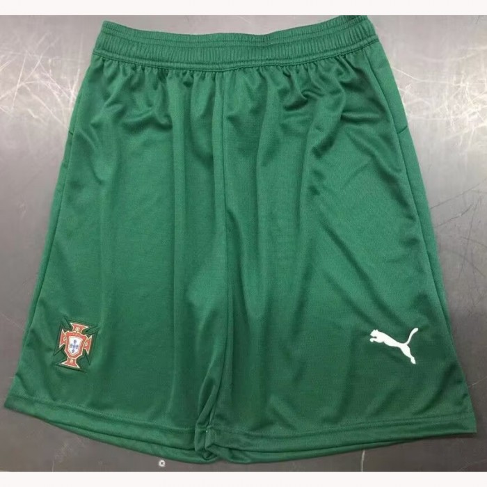 2025 Portugal Home Shorts Green Shorts Jersey-2763240