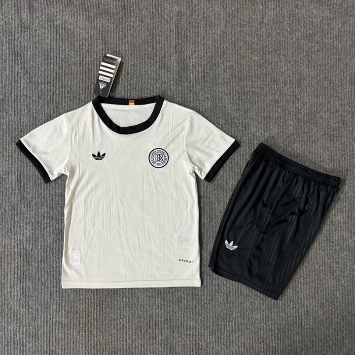 2025 Germany Home White Jersey Kit Short Sleeve (Shirt + Short)-8056015