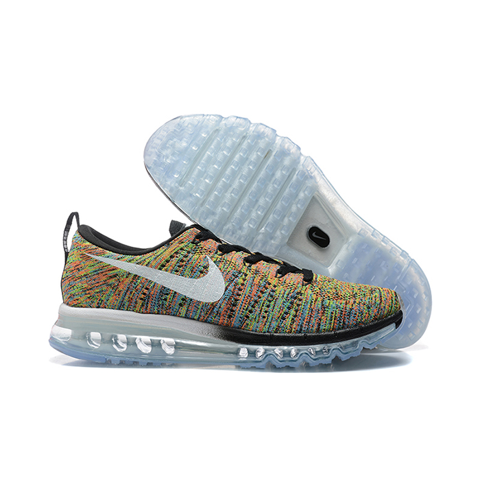 Air MAX Flyknit Running Shoes-Yellow/White-6473074