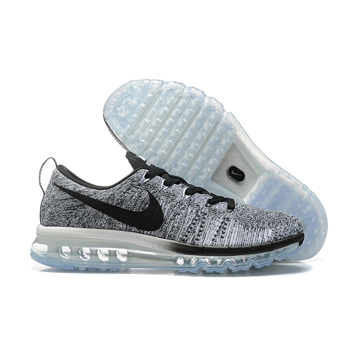 Air MAX Flyknit Running Shoes-Gray/Black-1307345