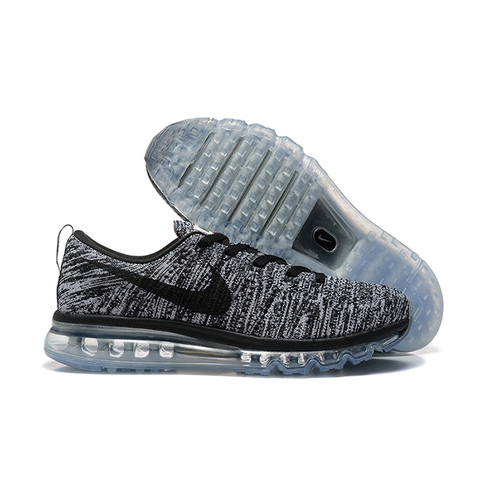 Air MAX Flyknit Running Shoes-Gray/Black-4859375