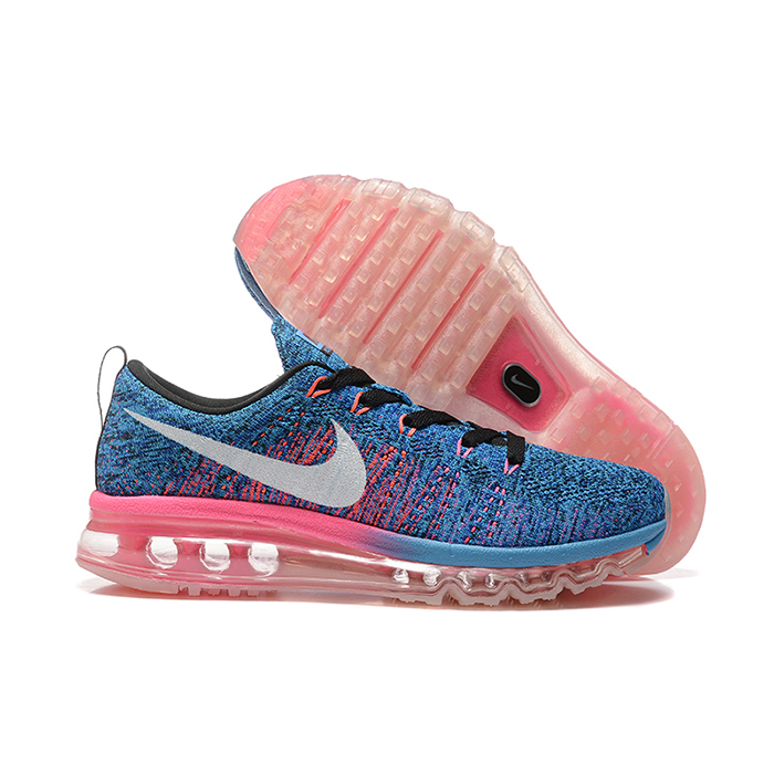 Air MAX Flyknit Running Shoes-Blue/White-2719954