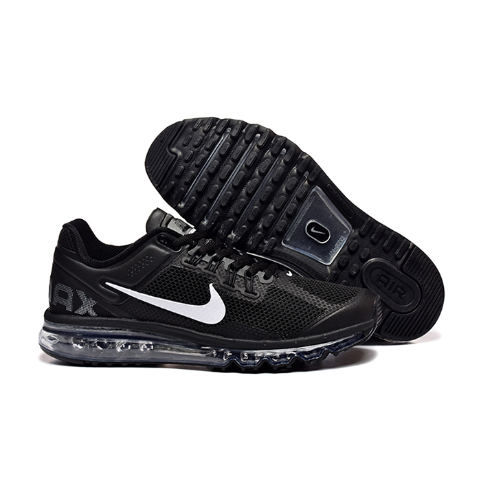 Air MAX 2013 Running Shoes-Black/White-704441