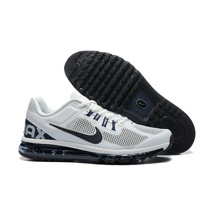 Air MAX 2013 Running Shoes-White/Black-585530
