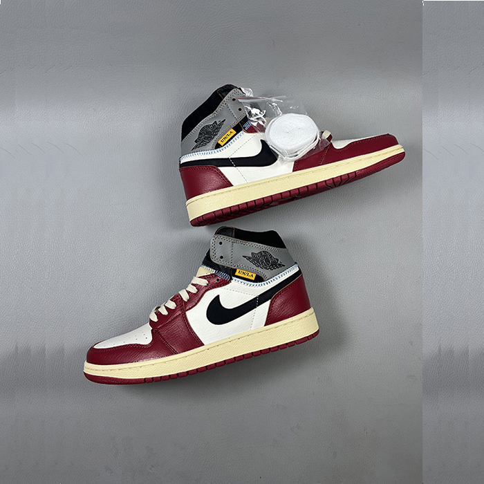 Air Jordan 1 AJ1 High Running Shoes-Red/White-8154533