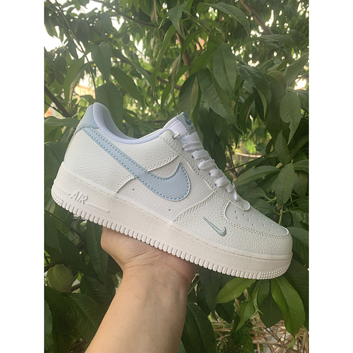 AIR FORCE AF1 Running Shoes-White/Blue-2669618