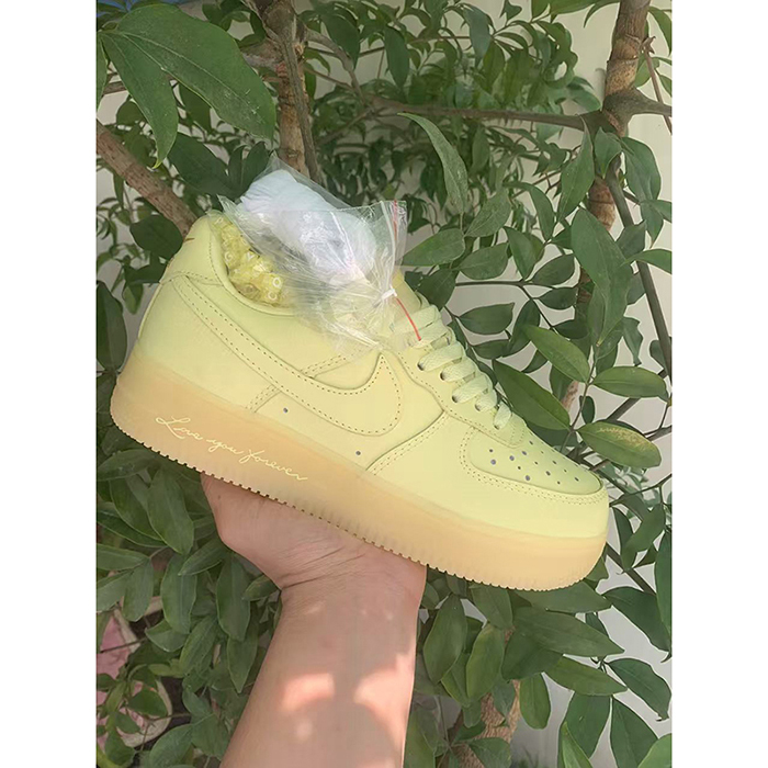AIR FORCE AF1 Running Shoes-All Yellow-8803742