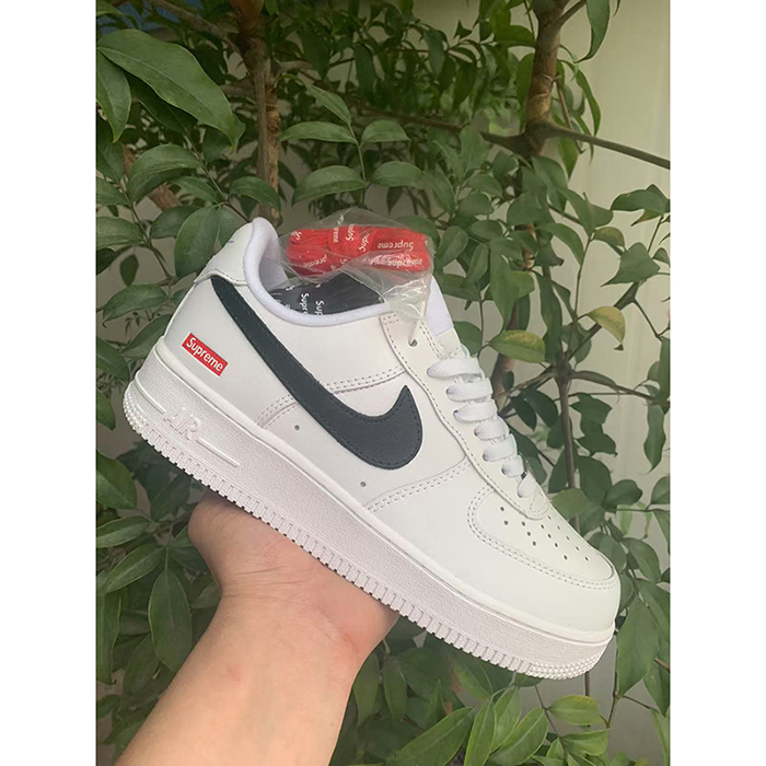 AIR FORCE AF1 Running Shoes-White/Black-7859911