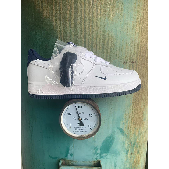 AIR FORCE AF1 Running Shoes-White/Black-8984416