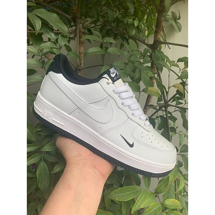 AIR FORCE AF1 Running Shoes-White/Black-3842460