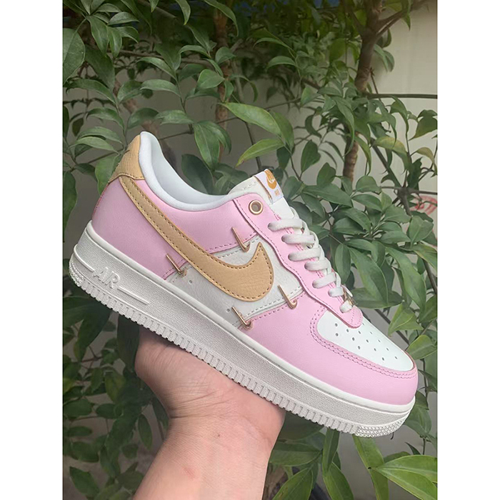 AIR FORCE AF1 Women Running Shoes-Pink/White-3088848