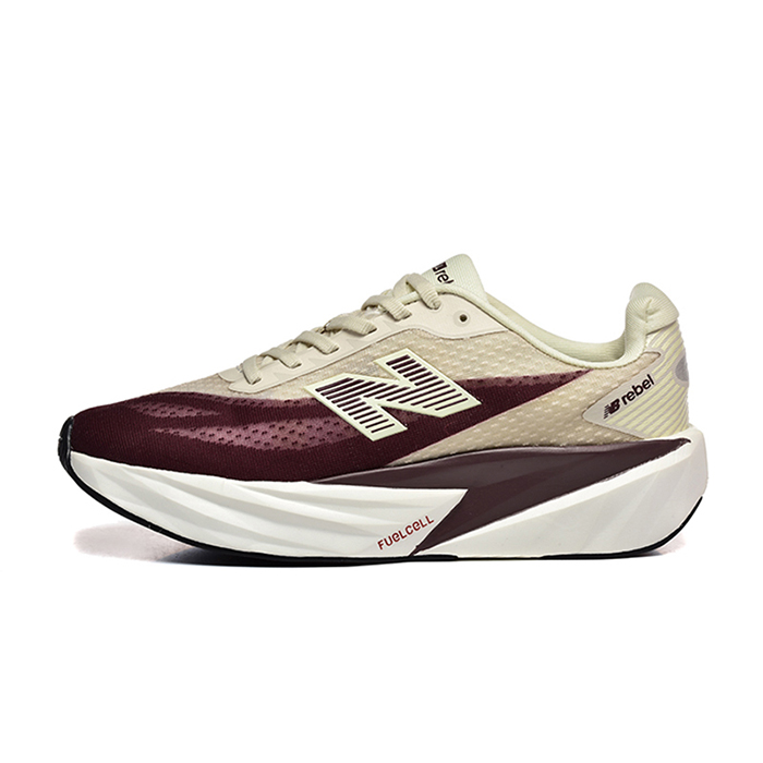 New Balance FuelCell Rebel V5 Running Shoes-Wine Red/White-415515