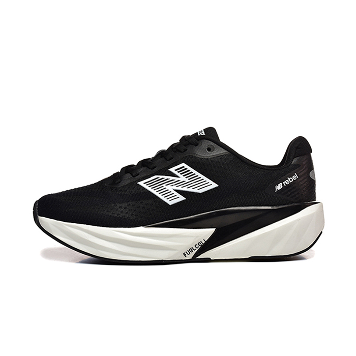 New Balance FuelCell Rebel V5 Running Shoes-Black/White-2836914