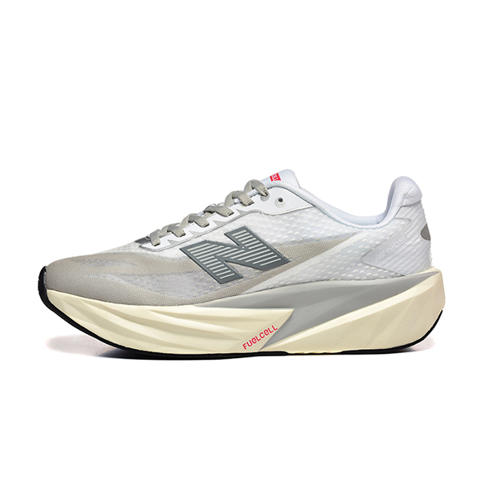 New Balance FuelCell Rebel V5 Running Shoes-Gray/White-5280908