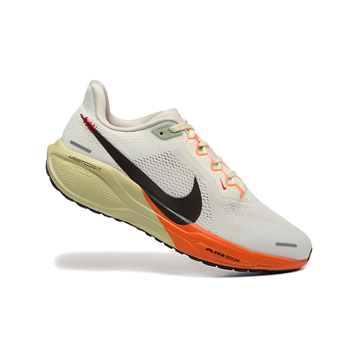 Pegasus 41 Running Shoes-White/Orange-9136659