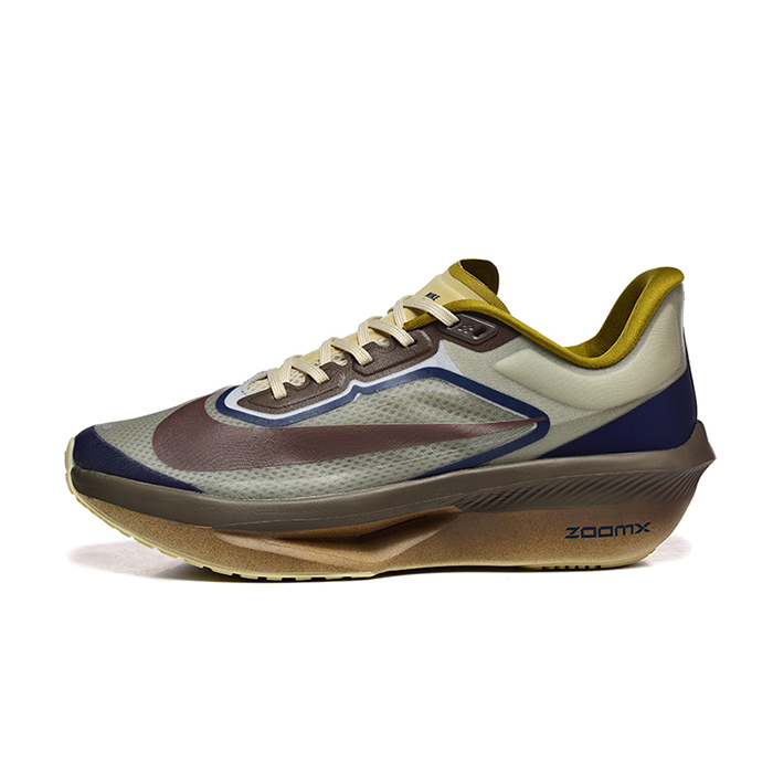 Zoom Fly 6 Running Shoes-Gray/Brown-4427036
