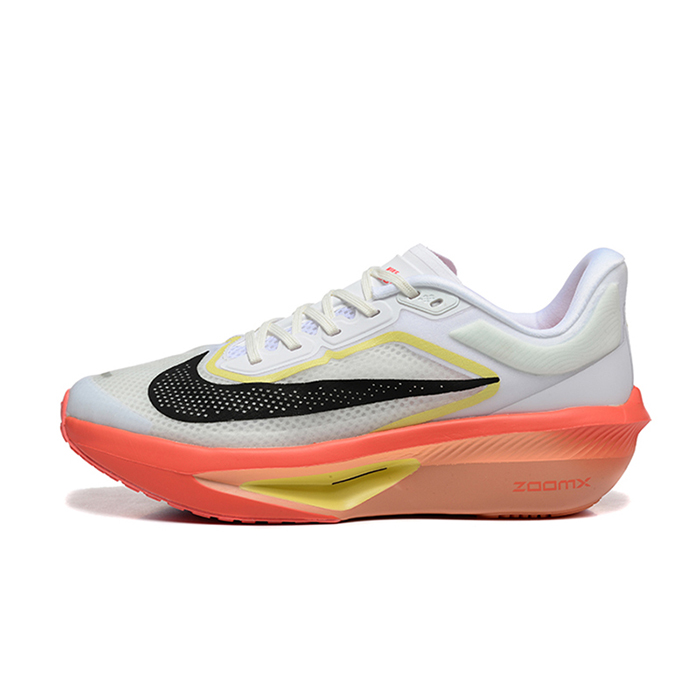 Zoom Fly 6 Running Shoes-White/Orange-9485107