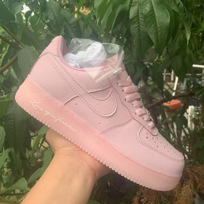 AIR FORCE AF1 Women Running Shoes-All Pink-7814016