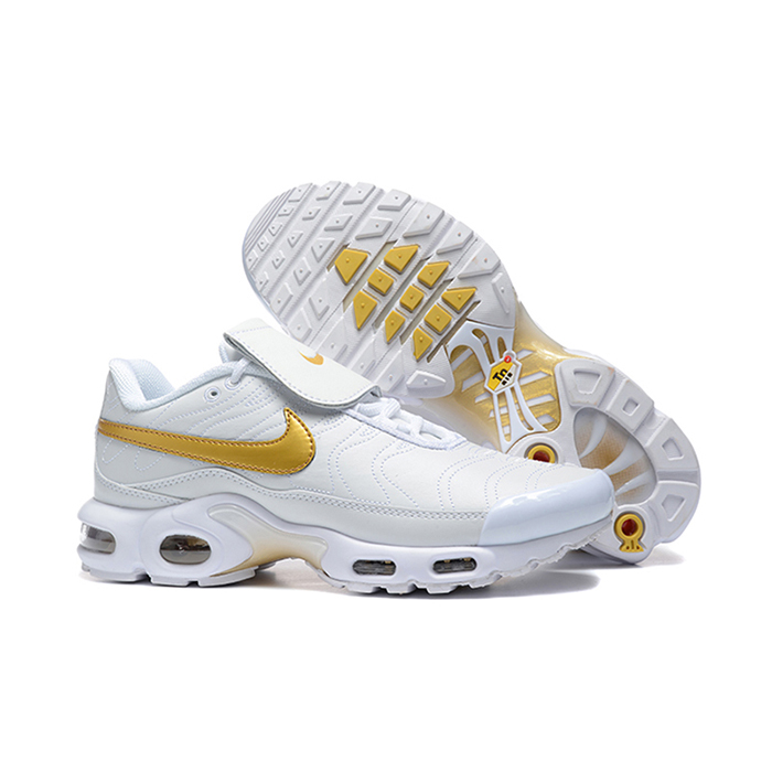 Air Max TN Plus Running Shoes-White/Gold-8460173