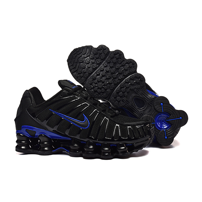 Air Max Shox TL Running Shoes-Black/Blue-530114