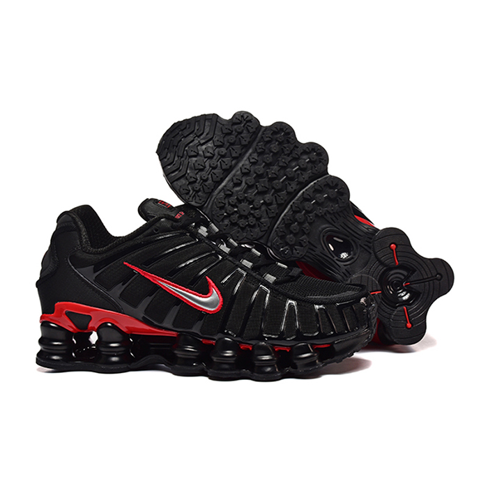 Air Max Shox TL Running Shoes-Black/Red-5835597