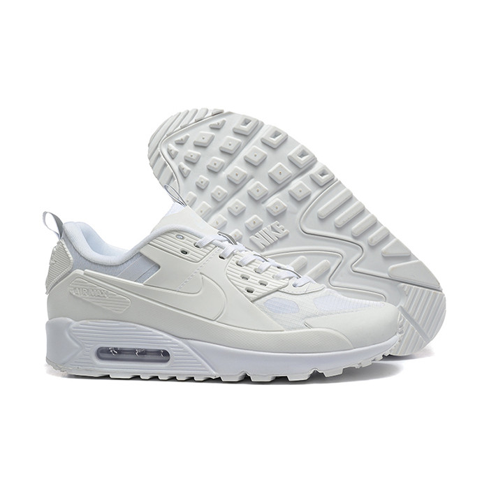 Air Max 90 FUTURA Running Shoes-All White-428384