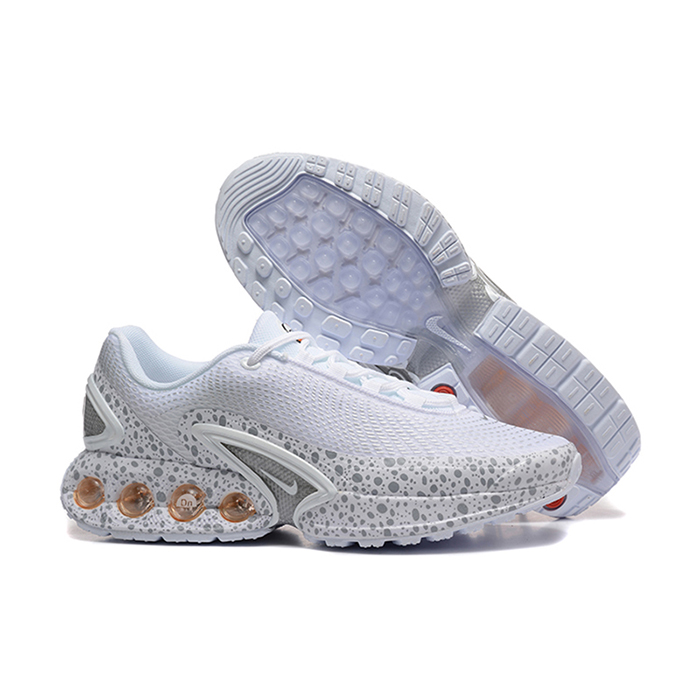 Air Max DN Running Shoes-White/Gray-7586089