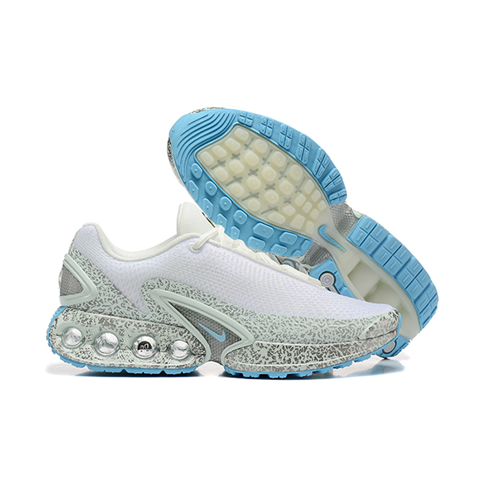 Air Max DN Running Shoes-White/Gray-6794584
