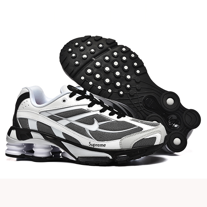 Air Max Shox Ride 2 Running Shoes-White/Black-1326552