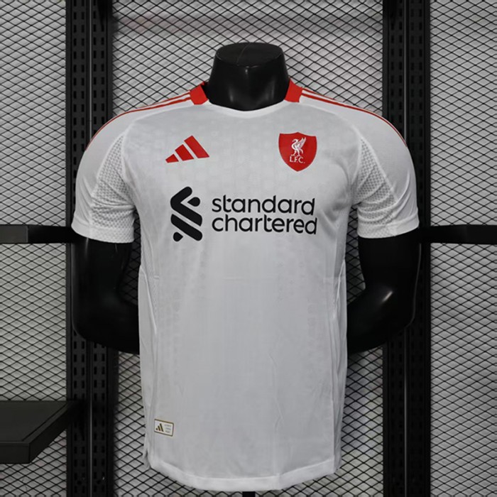 25/26 Liverpool Away White Jersey Version Short Sleeve (Player Version)-680621