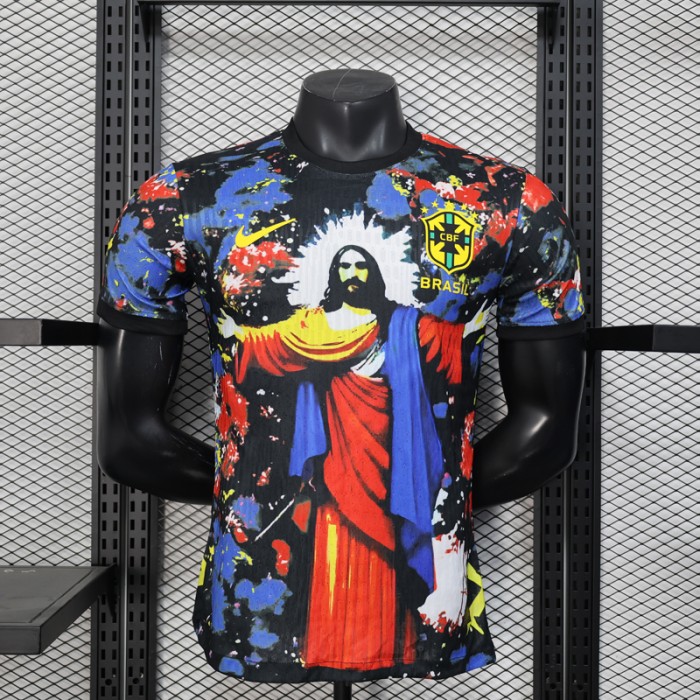 2025 Brazil Special Edition Jersey Version Short Sleeve (Player Version)-8593786
