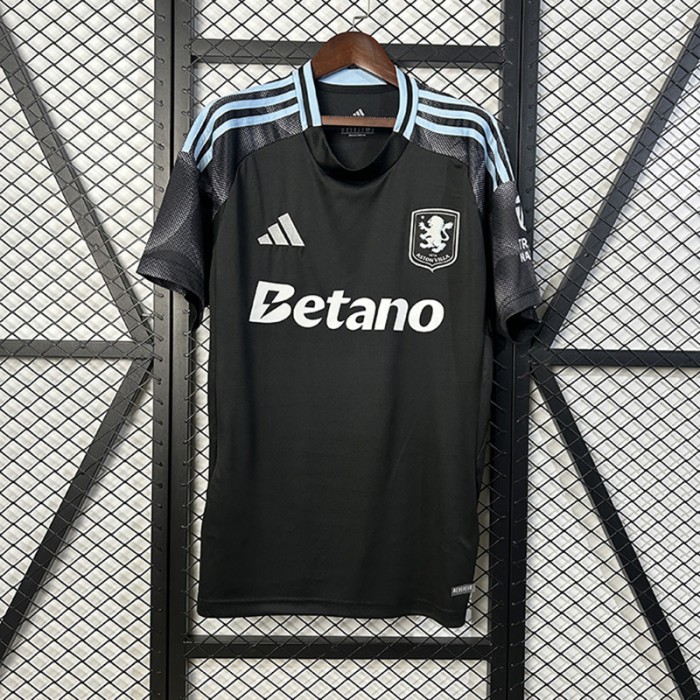 25/26 Aston Villa Away Black Jersey Version Short Sleeve-958505