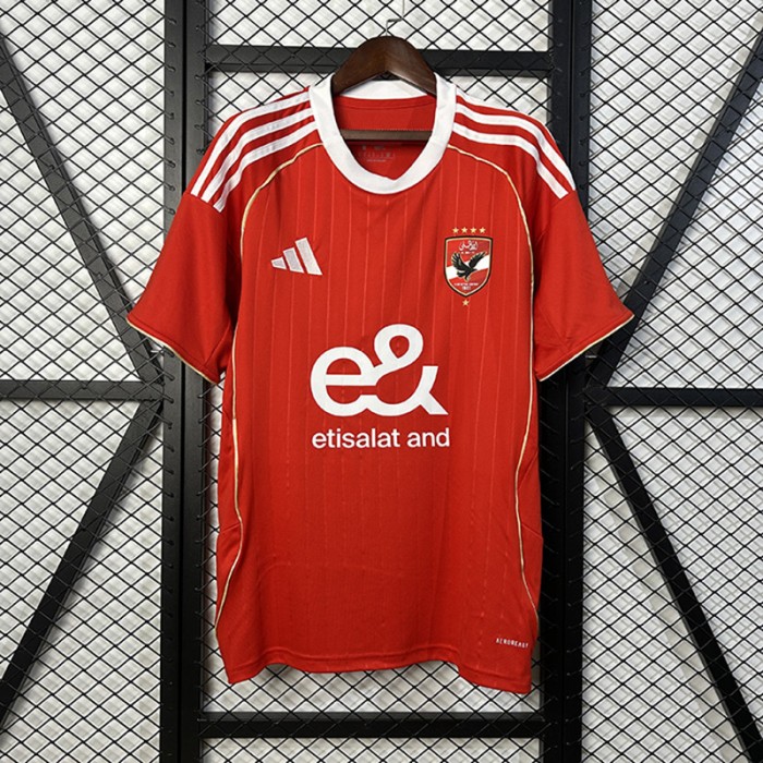 2025 Egypt National Home Red Jersey Version Short Sleeve-9321260