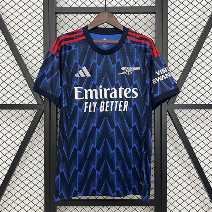 25/26 Arsenal Away Navy Blue Jersey Version Short Sleeve-9332888