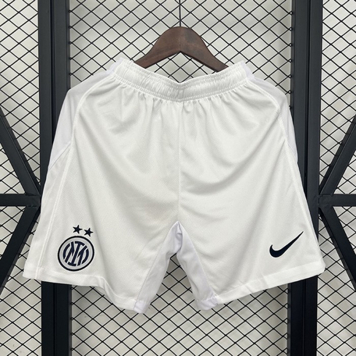 25/26 Inter Milan Away Shorts White Shorts Jersey-9377999