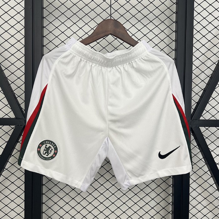 25/26 Chelsea Third Away Shorts White Shorts Jersey-8946223