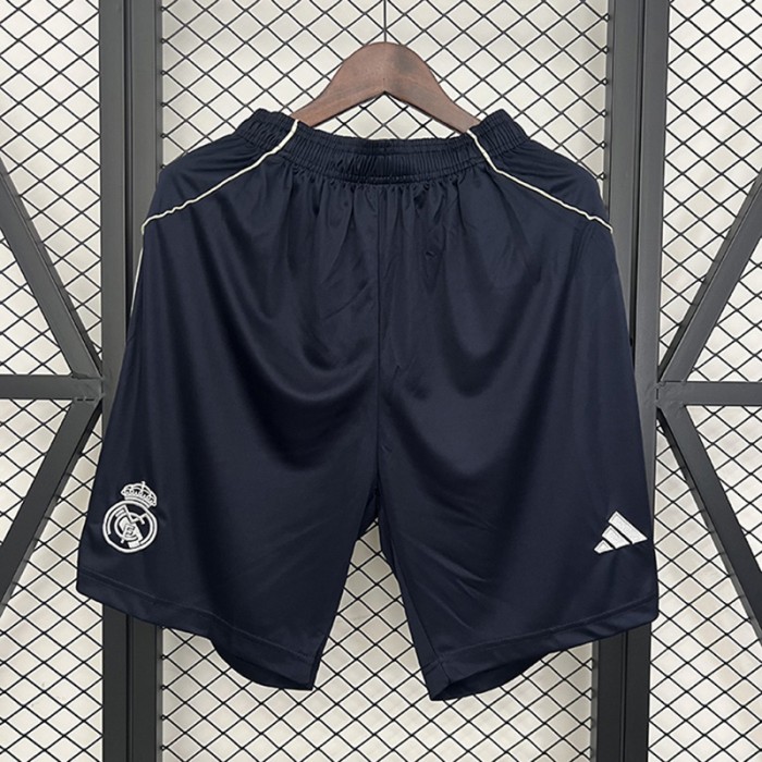 25/26 Real Madrid Away Shorts Black Shorts Jersey-9535559