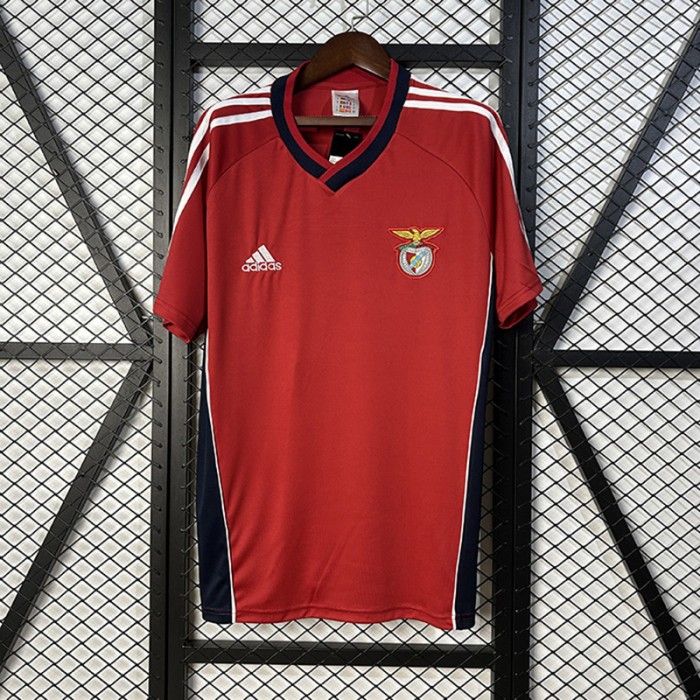 Retro 99/00 Benfica Home Red Jersey Version Short Sleeve-7125090