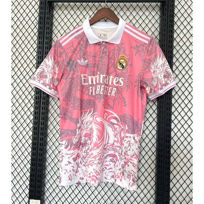 25/26 Real Madrid Special Edition Pink White Jersey Version Short Sleeve-2096446