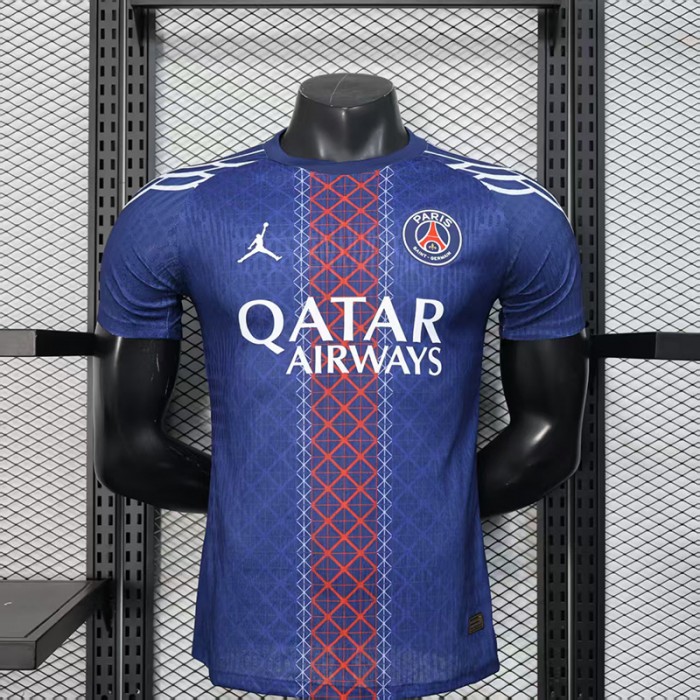 25/26 Paris Saint-Germain PSG Special Edition Navy Blue Jersey Version Short Sleeve (Player Version)-9942866