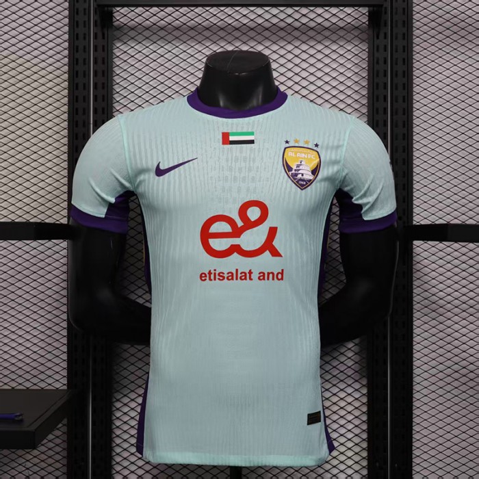 25/26 Al Ain Second Away Light Green Jersey Version Short Sleeve (Player Version)-9942116