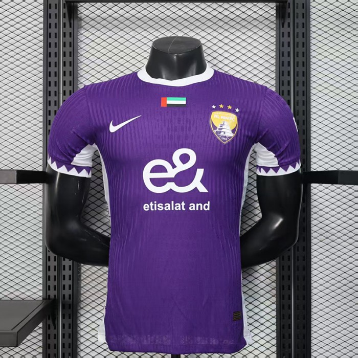 25/26 Al Ain Home Purple Jersey Version Short Sleeve (Player Version)-4410262