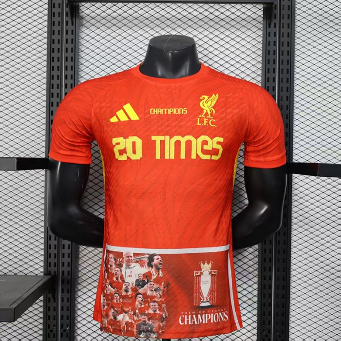 25/26 Liverpool Special Edition Red Jersey Version Short Sleeve (Player Version)-2659425